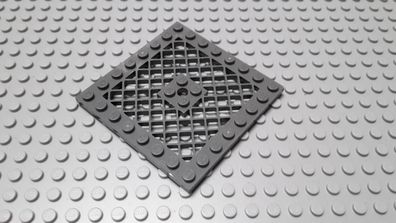 Lego 1 Gitter Platte 8x8 mit Loch neudunkelgrau 4151b Set 8190 10188 4430 8899