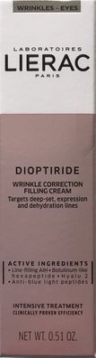 LIERAC Dioptride Wrinkle Correction Filling Cream 15 ml
