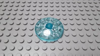Lego 1 Radar Schüssel 4x4 Transparent Hellblau bedruckt 3960pb022 Set 4192