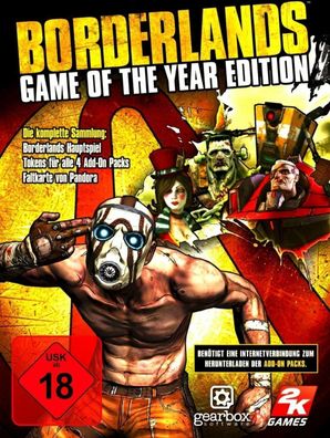 Borderlands Game Of The Year Edition (PC Nur der Steam Key Download Code) NO DVD