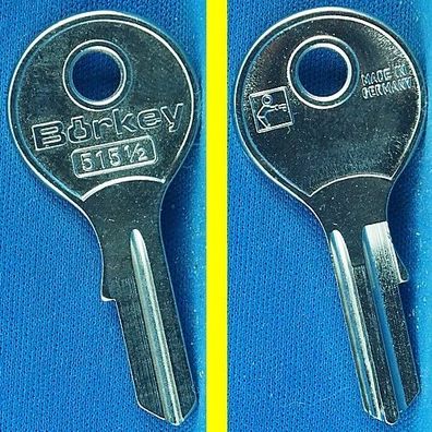 Schlüsselrohling Börkey 515 1/2 K für verschiedene Dom Automaten, Motorräder ...