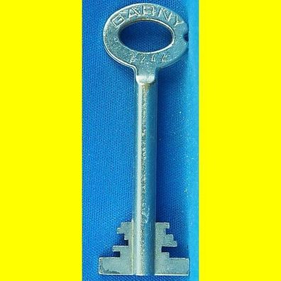 Garny Tresor Doppelbart - Schlüssel Profil 2244 - Länge 70 mm - gebohrt 3 mm