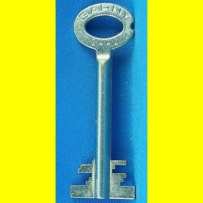 Garny Tresor Doppelbart - Schlüssel Profil 2444 - Länge 70 mm - gebohrt 3 mm