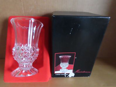 Vase Glas klein Maintenon cristal d´arques Bleigristall 24% ca. 12 cm H