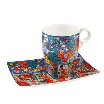 Goebel Pop Art James Rizzi City Birds - Künstlerbecher 26102241