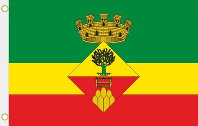 Fahne Flagge Olesa de Montserrat (Spanien) Hissflagge 90 x 150 cm