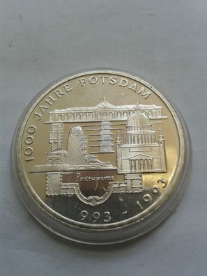 10 Mark 1993 BRD Deutschland 1000 Jahre Potsdam bankfrisch 15,5g 625er Silber