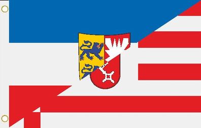 Fahne Flagge Schleswig-Holstein-Bremen Hissflagge 90 x 150 cm