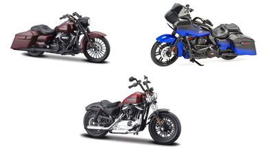 Maisto 39360 - Modellmotorrad - HD Serie Harley Davidson Motorrad Maßstab 1:18