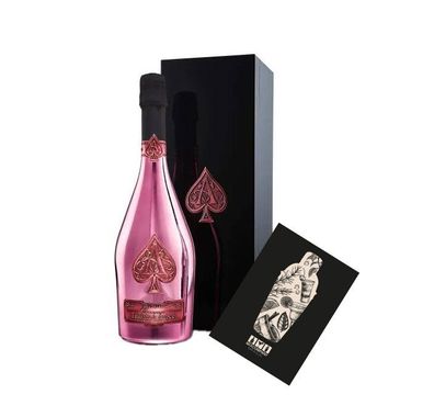 Armand de Brignac Brut Rose 0,75L (12,5% Vol) Champagner in Geschenkverpackung-