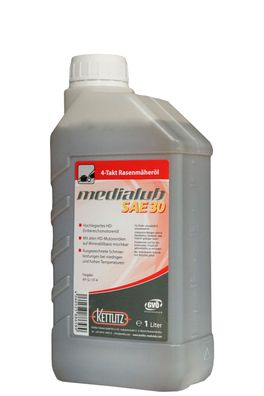 1 Liter Mineralisches 4-Takt Rasenmäheröl Kettlitz-Medialub SAE 30