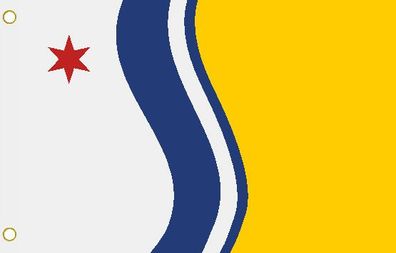 Fahne Flagge South Bend (Indiana) Hissflagge 90 x 150 cm