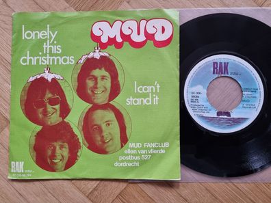 Mud - Lonely this Christmas 7'' Vinyl Holland