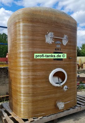 Angebot für P78 gebrauchter 7.000 L Polyestertank GFK-Tank Lagertank Lagerbehälter