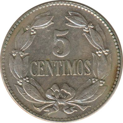 Venezuela 5 Centimos 1948 Staatswappen*