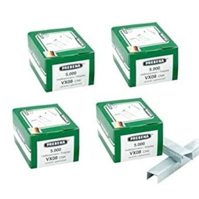 Prebena® Heftklammer Type VX08CNK - Sparpaket 4 Schachteln für 3