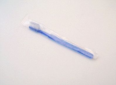 Dental Zahnbürste medium Standard Handzahnbürste für Erwachsene Kunststoff blau