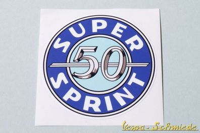 VESPA - Dekor Aufkleber "Super Sprint 50" - SS50 SS 50 - Plakette Emblem