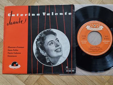 Caterina Valente - chante/ Chanson d'amour 7'' Vinyl Germany