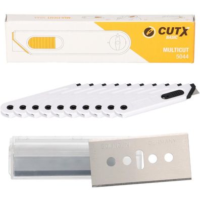 CutX Set 10x Cuttermesser Multicut X5044 + 20x Ersatzklingen