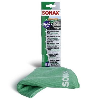 Sonax Microfasertuch Plus | Innen + Scheibe 40x40 cm