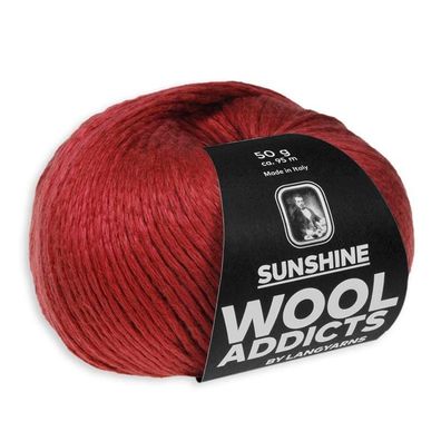 Wooladdicts 50g "Sunshine"-schimmerndes Baumwollgarn mit sauberem Maschenbild