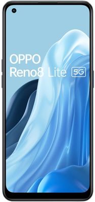 Oppo Reno8 Lite 5G 128GB Dual Sim Cosmic Black - Neuwertiger Zustand DE Händler