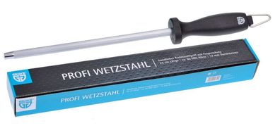 GRÄWE Profi Wetzstahl Wetzstab 25 cm Messerschärfer Messerschleifer Schärfstab