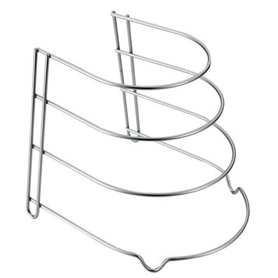 Metaltex Bratpfannenablage Pfannenstapler Pfannen-Regal Pfannenregal Ständer