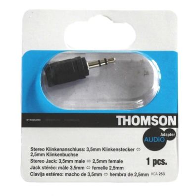 Thomson KlinkeAdapter 2,5mm KlinkenBuchse Kupplung auf 3,5mm KlinkenStecker