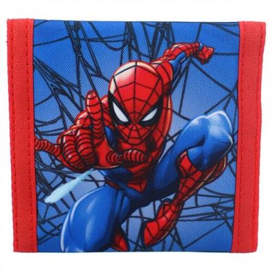Marvel Spiderman Kinder Geldbörse Portemonnaie Geldbeutel blau