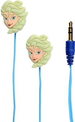 Disney Frozen Design mit Elsa In-Ear Kopfhörer 3.5mm für Kinder 85Db Neuware
