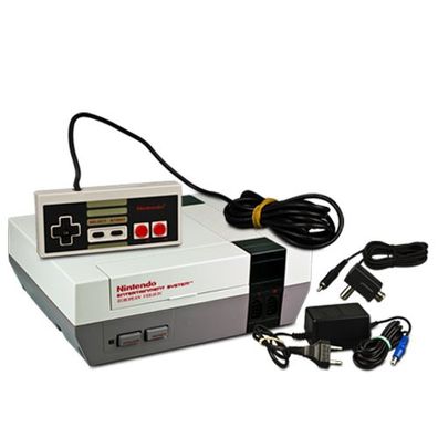 NES Konsole + original Controller + Netzteil + Antennenweiche