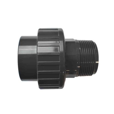 PVC 3/3 Verschraubung Klebemuffe x AG 50 mm x 1 1/2"