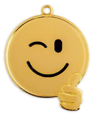Funny-Medaille Smiley