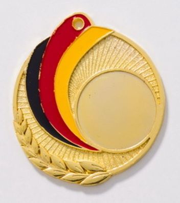 Medaille Deutschland Flagge Durchmesser 50 mm