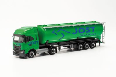 Herpa 315609 | Iveco S-Way LNG Silo-Sattelzug | Jost Group | 1:87
