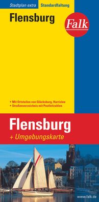 Falk Stadtplan Extra Flensburg 1:16.500 mit Ortsteilen von Gluecksb