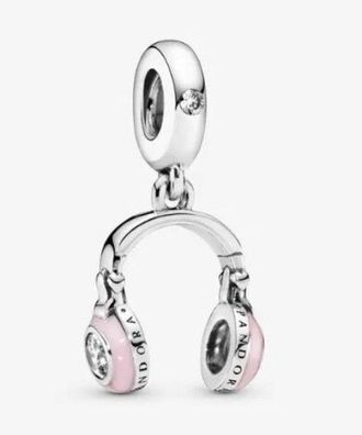 Pandora Kopfhörer Charm-Anhänger 925 Sterling-Silber