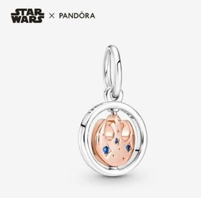 Pandora Star Wars™ Rebel Alliance™-Symbol Drehbarer Anhänger 925 Sterling-Silber