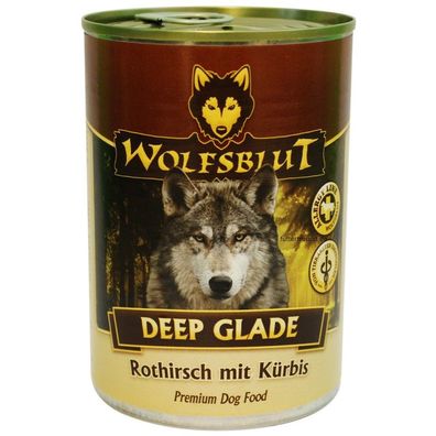 Wolfsblut ¦ Deep Glade - Rothirsch - 12 x 395 g¦ nasses Hundefuter in Dosen