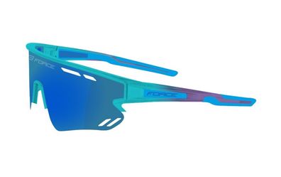 Sonnenbrille FORCE Specter türkis-blau, blau verspiegelte Gläser