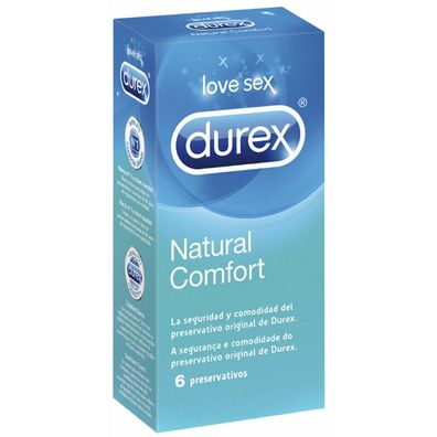 Durex Natural Plus Latex 6 Kondome