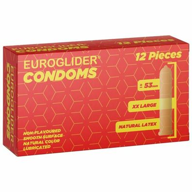 Euroglider Natural Condoms 12 UNITS