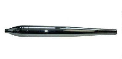 Schalldämpfer Zigarre chrom 70/700/32mm für Zündapp KS 50 Super SL Typ 516-001 (