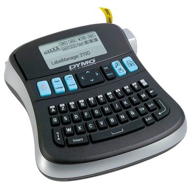 DYMO LabelManager 210D+ Professionelles Beschriftungsgerät, QWERTZ-Tastatur, Silbe...