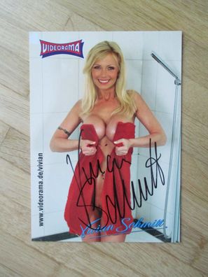 Sexy Erotik Megastar Vivian Schmitt - handsigniertes Autogramm!!!