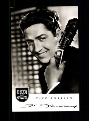 Vico Torriani DECCA Autogrammkarte Original Signiert ## BC 197799