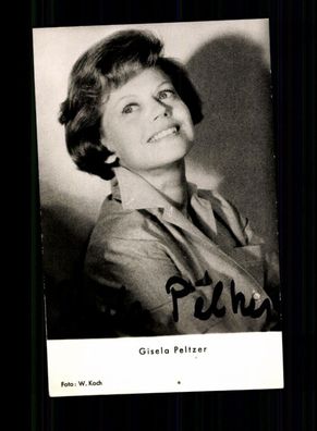 Gisela Peltzer Autogrammkarte Original Signiert ## BC 197814