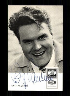 Ralf Paulsen EMI Autogrammkarte Original Signiert ## BC 197817
